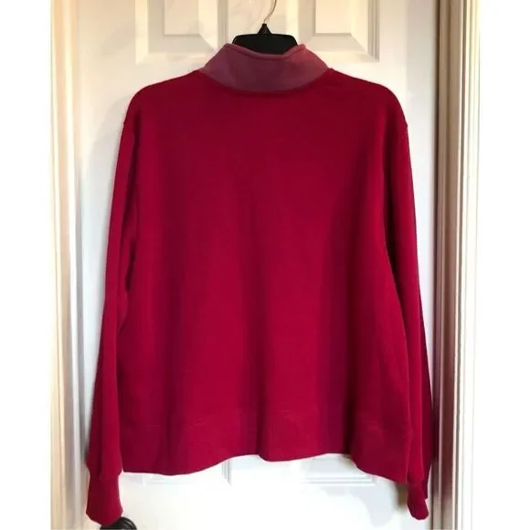 ID IDEOLOGY - 🎉HP x 3 🎉 NWT! L Sz L Colorblock 1/4 Zip Pullover in Posh Berry. - Picture 16 of 16